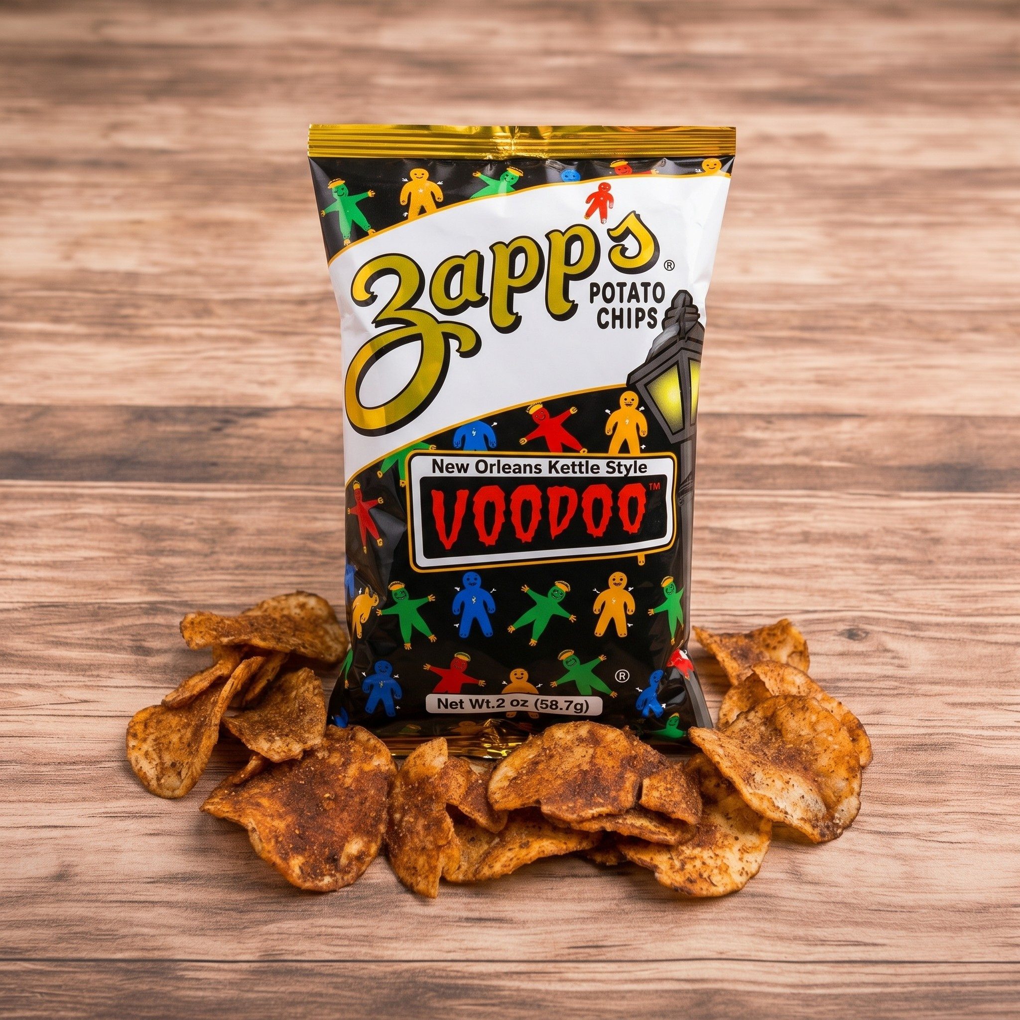 Voodoo Spicy Chips.